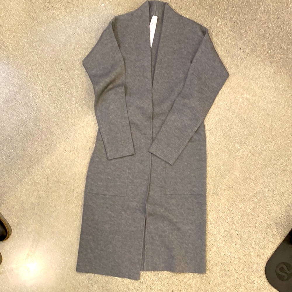 Babaton NWOT Ty sweater, XXS, heather charcoal